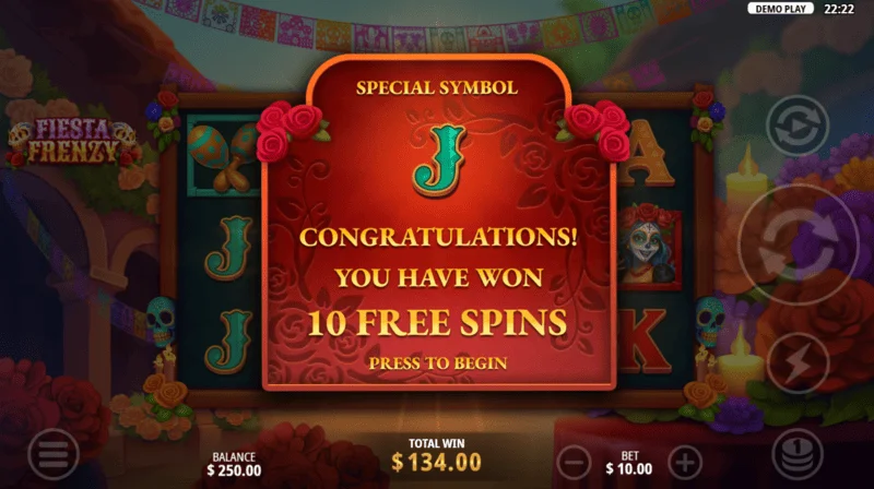 Fiesta Frenzy - Free Spins com símbolos expansíveis